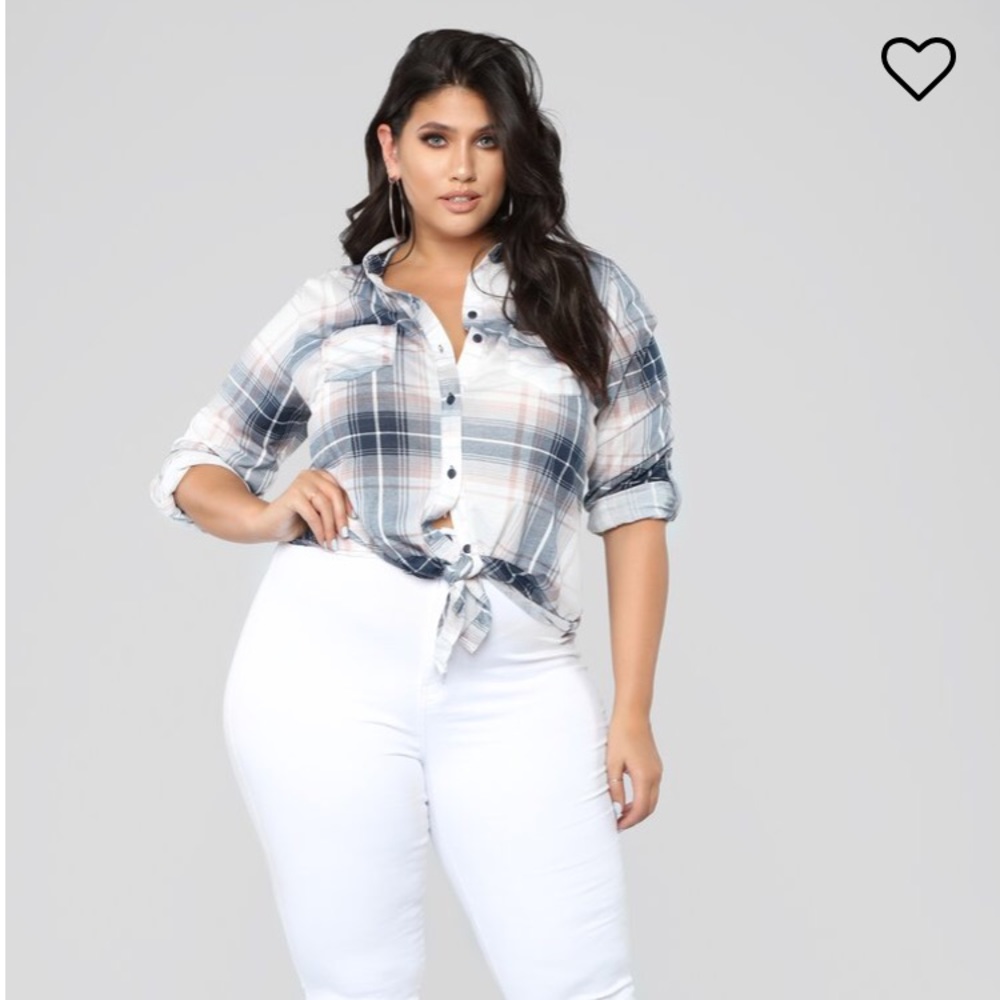 Fashion Nova - The Perfect Plaid top